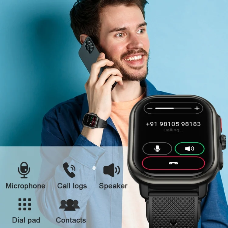 TBD06053443_B11.webp Sports Smart Watch 2.06 Inch Ultra HD AMOLED Screen Bluetooth Talking Watch - Image 12