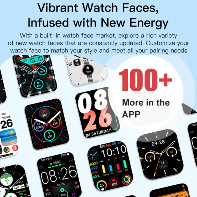TBD06053443_B2.webp Sports Smart Watch 2.06 Inch Ultra HD AMOLED Screen Bluetooth Talking Watch - Image 3