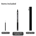 aMagisn 3m Carbon Fiber Invisible Selfie Stick Extension Rod For Action Camera - Image 11