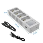 For DJI Mini 4 Pro / Mini 3 Pro / Mini 3 YX Four-Way Color Screen Charger Battery Manager - Image 10