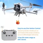 For DJI Air 3S / Air 3 Drone YX Airdrop System Rechargeable Thrower Load 500g - Image 5