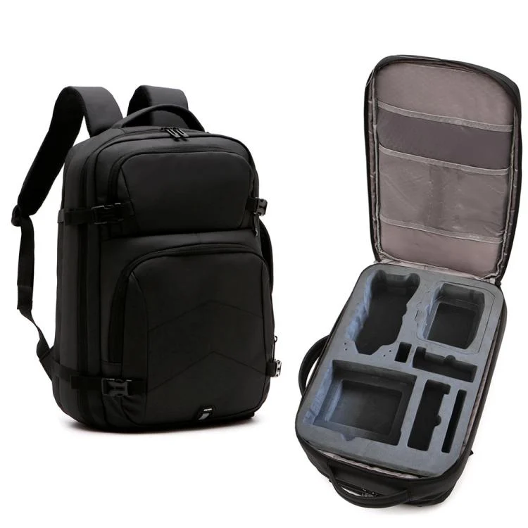 For DJI Air 3 BKANO A3-005 Large Capacity Shoulder Bag Organizer Backpack