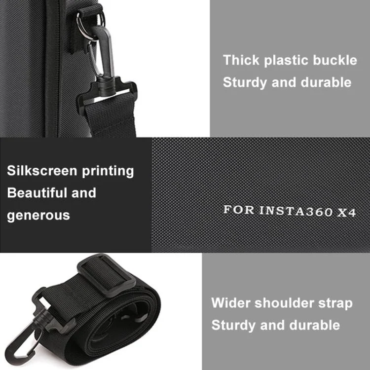 TBD06056537_B4.webp For Insta360 X4 BKANO INX4-002 Shoulder Handheld Storage Bag Crossbody Bag - Image 5