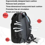 For DJI Flip CYNOVA C-MA-DB-003 Drone Shock And Stress Reduction Duffel Bag - Image 5