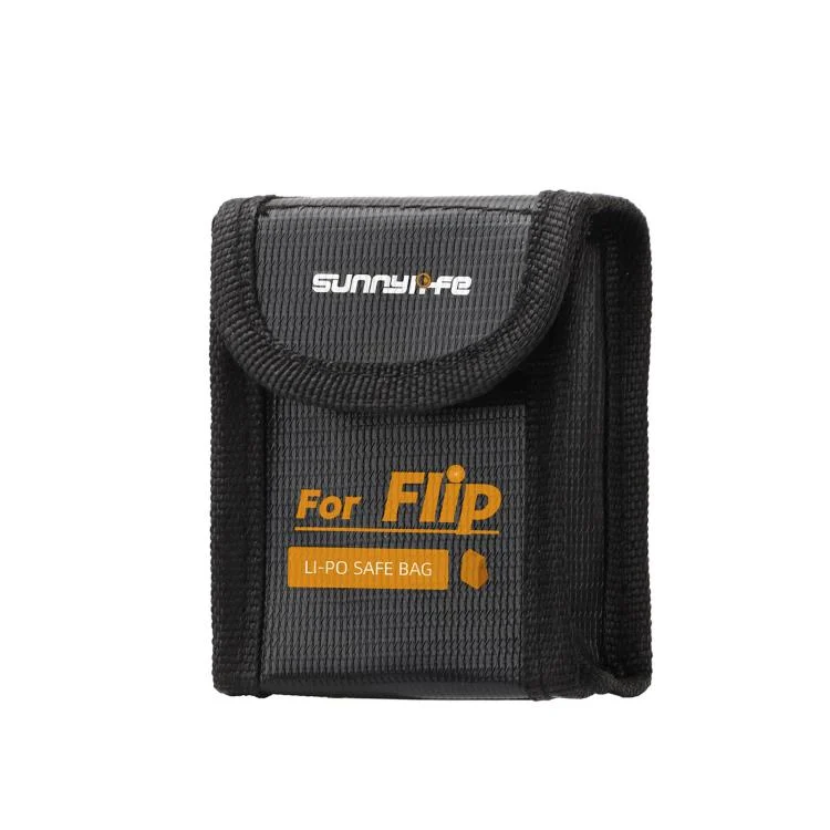 For DJI Flip Sunnylife Battery Explosion Proof Bag Li-ion Safety Storage Bag Flame Retardant Protective Bag