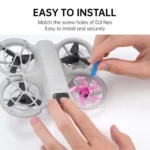 1pair For DJI Neo RCSTQ Drone 5 Blade Paddle Quick Release Replacement Blade - Image 5