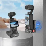 For DJI OSMO Pocket 3 BRDRC PO3005 Multi-functional Magnetic Base Expansion Back Clip Holder Adapter Bezel Accessory - Image 2