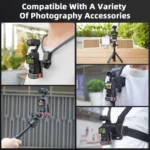 For DJI OSMO Pocket 3 BRDRC PO3005 Multi-functional Magnetic Base Expansion Back Clip Holder Adapter Bezel Accessory - Image 11