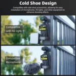 For DJI OSMO Pocket 3 BRDRC PO3005 Multi-functional Magnetic Base Expansion Back Clip Holder Adapter Bezel Accessory - Image 9