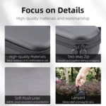 For DJI OSMO Pocket 3 BRDRC Storage Bag Standalone Handy Case Protective Pouch - Image 9