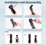 For DJI OSMO Pocket 3 BRDRC Lens Cap Camera Case Screen Protector Accessories - Image 15