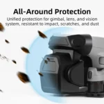 For DJI Air 3S BRDRC Lens Protective Cover Dustproof Anti-Knock Fixed Clip Gimbal Protector - Image 3