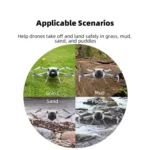 For DJI Mini 4 Pro BRDRC Booster Landing Gear Folding Strap Kickstand - Image 10