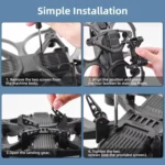 For DJI Avata 2 BRDRC Folding Height Enhanced Landing Gear Gimbal Protective Kickstand - Image 12