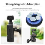 For DJI Osmo Pocket 3 Flymile Magnetic Bracket Fixed Base Back Clip Adapter Bezel Accessories - Image 8