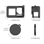 For DJI Osmo Action 3 / 4 / 5 Pro Flymile Silicone Cover Sport Camera Lens Drop Cases - Image 3