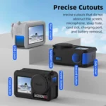 For DJI Osmo Action 3 / 4 / 5 Pro Flymile Silicone Cover Sport Camera Lens Drop Cases - Image 7