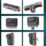 For Insta360 GO 3 / 3S Flymile Magnetic Metal Quick Release Base Sports Camera Adapter Bracket - Image 3