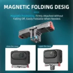 For Insta360 GO 3 / 3S Flymile Magnetic Metal Quick Release Base Sports Camera Adapter Bracket - Image 8