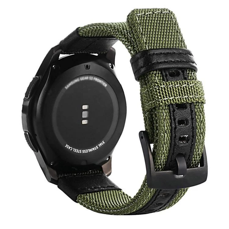 For Samsung Gear S3 Frontier / Classic Smart Quick Release Adjustable Nylon Watch Band