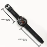 For Samsung Galaxy Watch / Huawei GT3 22mm Universal Quick Release Leather Silicone Strap - Image 4
