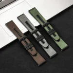 For Samsung Galaxy Watch / Huawei GT3 22mm Universal Quick Release Leather Silicone Strap - Image 6
