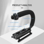 CQT  U-shape Handheld Stabilizer Kit For Cinematic Shots, Wedding Videography & Daily Vlogging - Image 5
