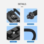 CQT  U-shape Handheld Stabilizer Kit For Cinematic Shots, Wedding Videography & Daily Vlogging - Image 8
