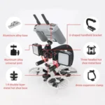 CQT  U-shape Handheld Stabilizer Kit For Cinematic Shots, Wedding Videography & Daily Vlogging - Image 9