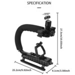 CQT  U-shape Handheld Stabilizer Kit For Cinematic Shots, Wedding Videography & Daily Vlogging - Image 10