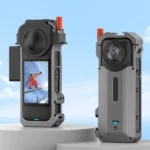 For Insta360 X4 HEPAIL Metal Heat Dissipation Magnetic Rabbit Cage - Image 2