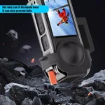 For Insta360 X4 HEPAIL Metal Heat Dissipation Magnetic Rabbit Cage - Image 9