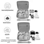 BKANO For DJI Flip Smooth Flying Tri-Power Kit Storage Bag Shock Absorbing Storage Case Backpack - Image 4