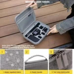 BKANO For DJI Osmo Action 4 / 5 Pro Set Storage Bag Organizer Case Hard Shell Case Handbag - Image 5