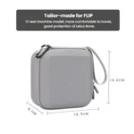 Storage Bag Portable Waterproof Storage Case Hard Case Handbag - Image 4