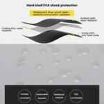 Storage Bag Portable Waterproof Storage Case Hard Case Handbag - Image 6