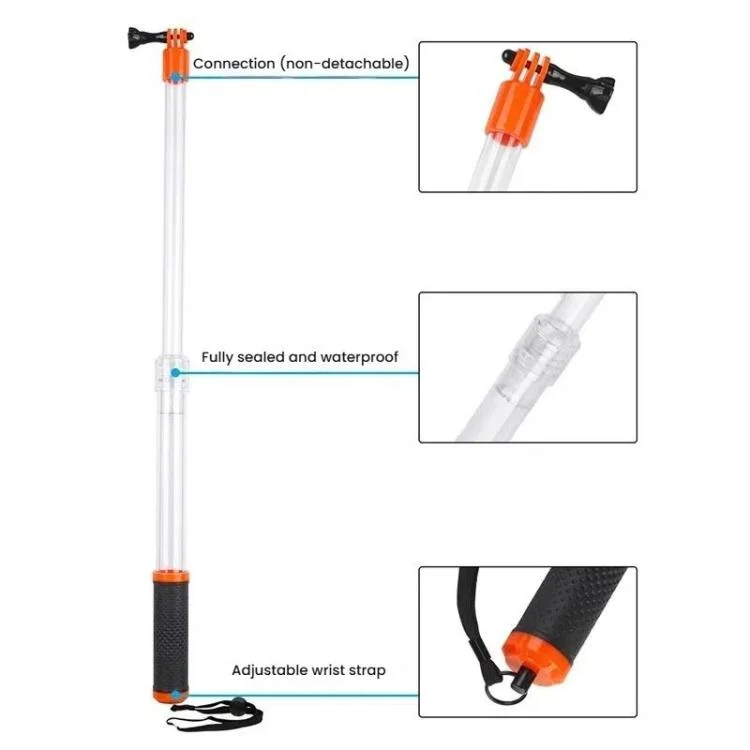 TBD06058737_B6.webp TELESIN Waterproof Selfie Stick For GoPro HERO Series / DJI Osmo Action Series And Other Sports Camera - Image 7