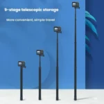 TELESIN Gen 2 2.7m Carbon Fiber Selfie Stick Sports Camera Extension Rod For GoPro HERO13 Black / Insta360 - Image 2