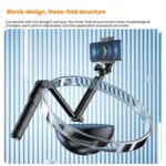 TELESIN Tri-folding Tripod For Sports Camera Mobile Phone Selfie Stand Desktop Fixed Bracket - Image 4