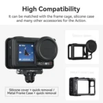For DJI Osmo 360/Action 5 Pro/4/3 aMagisn Metal Magnetic Quick Release Mount Dual Interface Adapter - Image 8