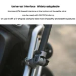 PGYTECH 96cm Aluminum Alloy Extended Sports Camera Selfie Stick - Image 3