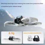 For DJI Flip RCSTQ Lens Hoods Dual Purpose Lens Cover - Image 2