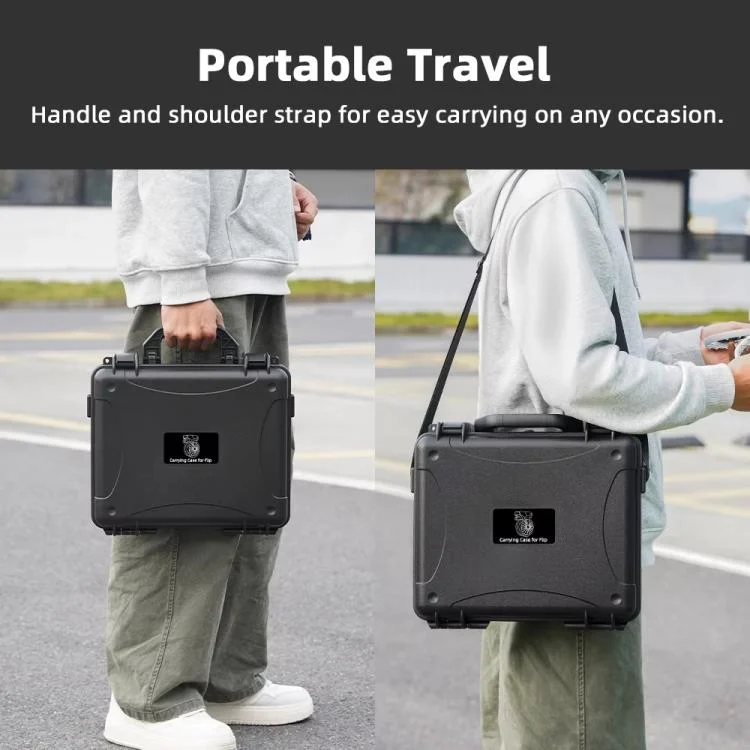 TBD06058902_B9.webp For DJI Flip BRDRC Explosion-proof Waterproof Case With Screen Remote Control Suitcase Shoulder Crossbody Bag - Image 10