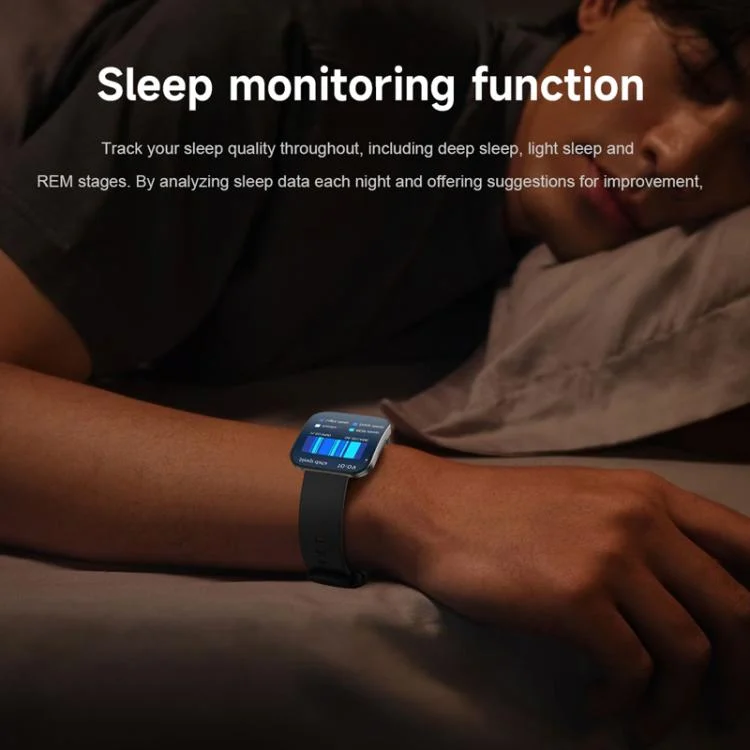 TBD06059037_B11.webp QS08 1.85 Inch Full-Screen Smart Watch with Real-Time Heart Rate/Blood Glucose/Blood Oxygen Monitor, SOS Alert, Sleep Tracking - Image 12