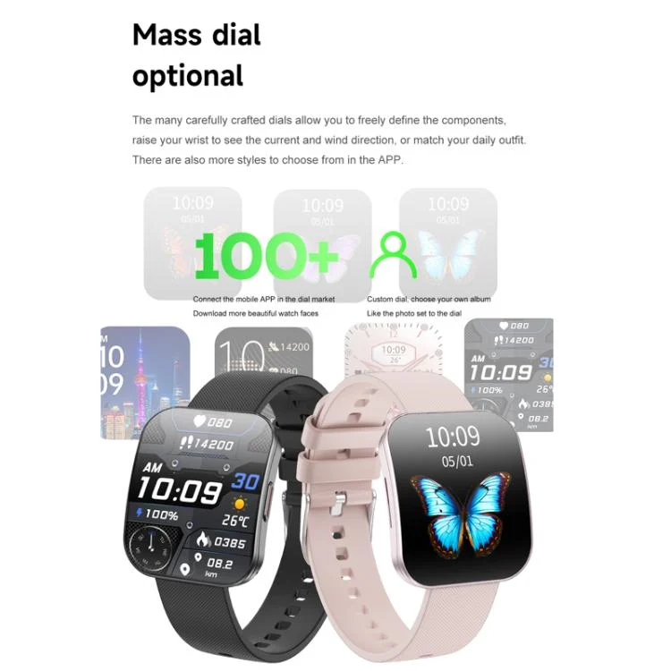TBD06059037_B12.webp QS08 1.85 Inch Full-Screen Smart Watch with Real-Time Heart Rate/Blood Glucose/Blood Oxygen Monitor, SOS Alert, Sleep Tracking - Image 13