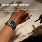 QS08 1.85 Inch Full-Screen Smart Watch with Real-Time Heart Rate/Blood Glucose/Blood Oxygen Monitor, SOS Alert, Sleep Tracking - Image 14