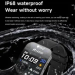 QS08 1.85 Inch Full-Screen Smart Watch with Real-Time Heart Rate/Blood Glucose/Blood Oxygen Monitor, SOS Alert, Sleep Tracking - Image 15