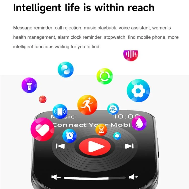 TBD06059037_B16.webp QS08 1.85 Inch Full-Screen Smart Watch with Real-Time Heart Rate/Blood Glucose/Blood Oxygen Monitor, SOS Alert, Sleep Tracking - Image 17