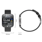 QS08 1.85 Inch Full-Screen Smart Watch with Real-Time Heart Rate/Blood Glucose/Blood Oxygen Monitor, SOS Alert, Sleep Tracking - Image 18