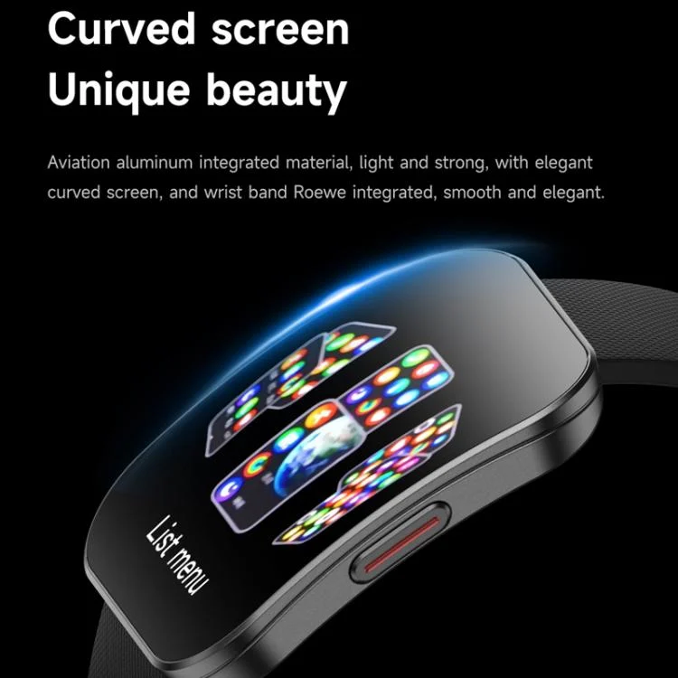 TBD06059037_B4.webp QS08 1.85 Inch Full-Screen Smart Watch with Real-Time Heart Rate/Blood Glucose/Blood Oxygen Monitor, SOS Alert, Sleep Tracking - Image 5